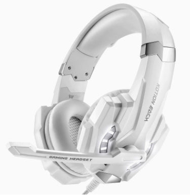 Wired Gaming Headset with Surround Sound, Deep Bass, and Noise-Canceling Microphone—Stereo Headphones for PC, PS4, Xbox, and More