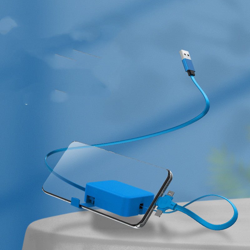 Câble USB Rétractable 4 - en - 1 - Pulsion Tech