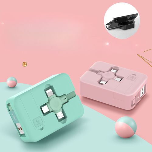 Câble USB Rétractable 4 - en - 1 - Pulsion Tech